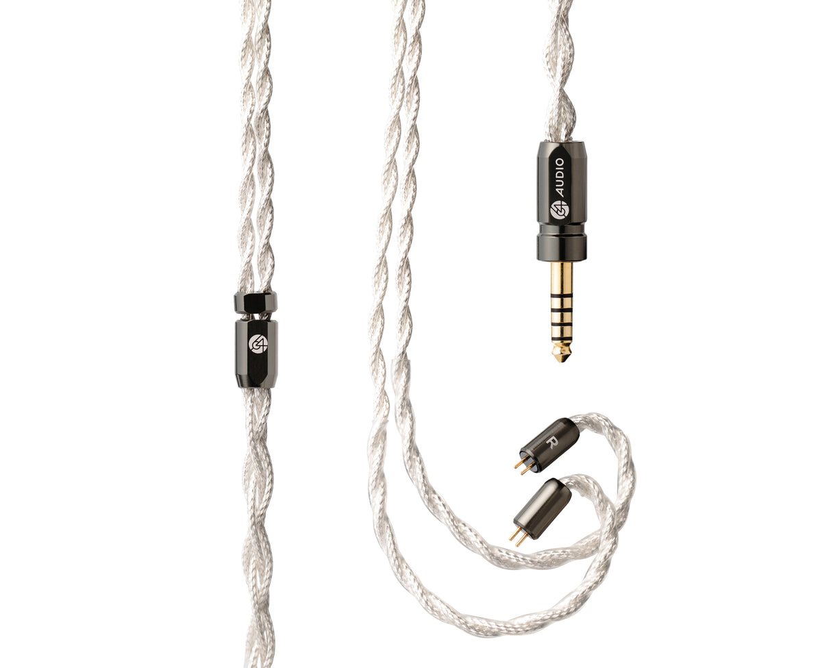 イヤホン 64AUDIO Shielded Silver-Core Cable 4.4 64AUDIO 4.4mm Shielded Silver Core Cable