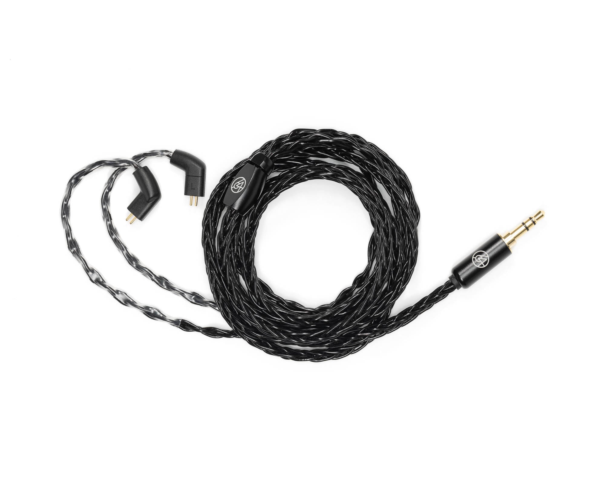 Black Eight-Braid Cable – 64 Audio