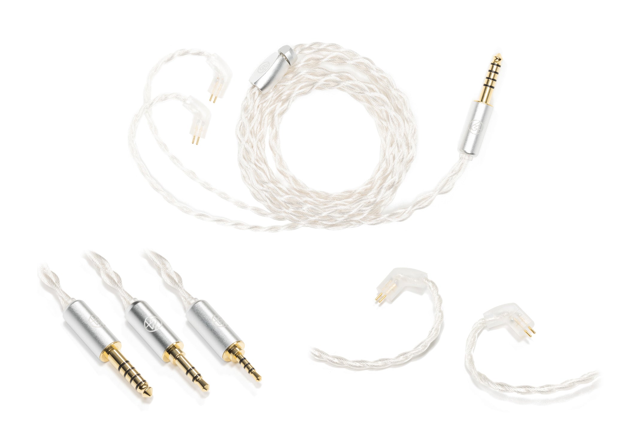 イヤホン 64AUDIO Shielded Silver-Core Cable 4.4 Premium Cable – 64 Audio