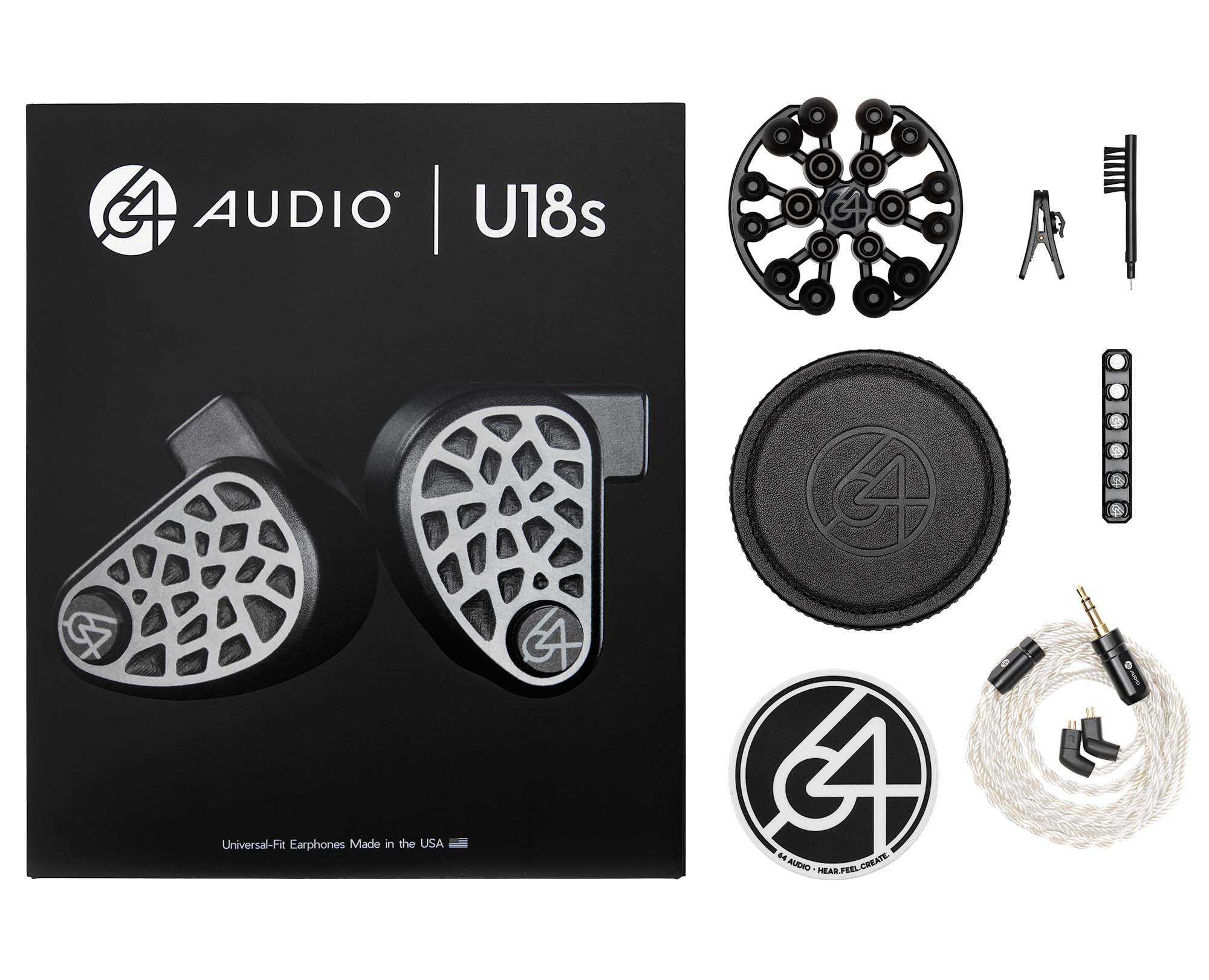 イヤホン 64audio u18s U18s IEMs | The world's most technically advanced 18-driver