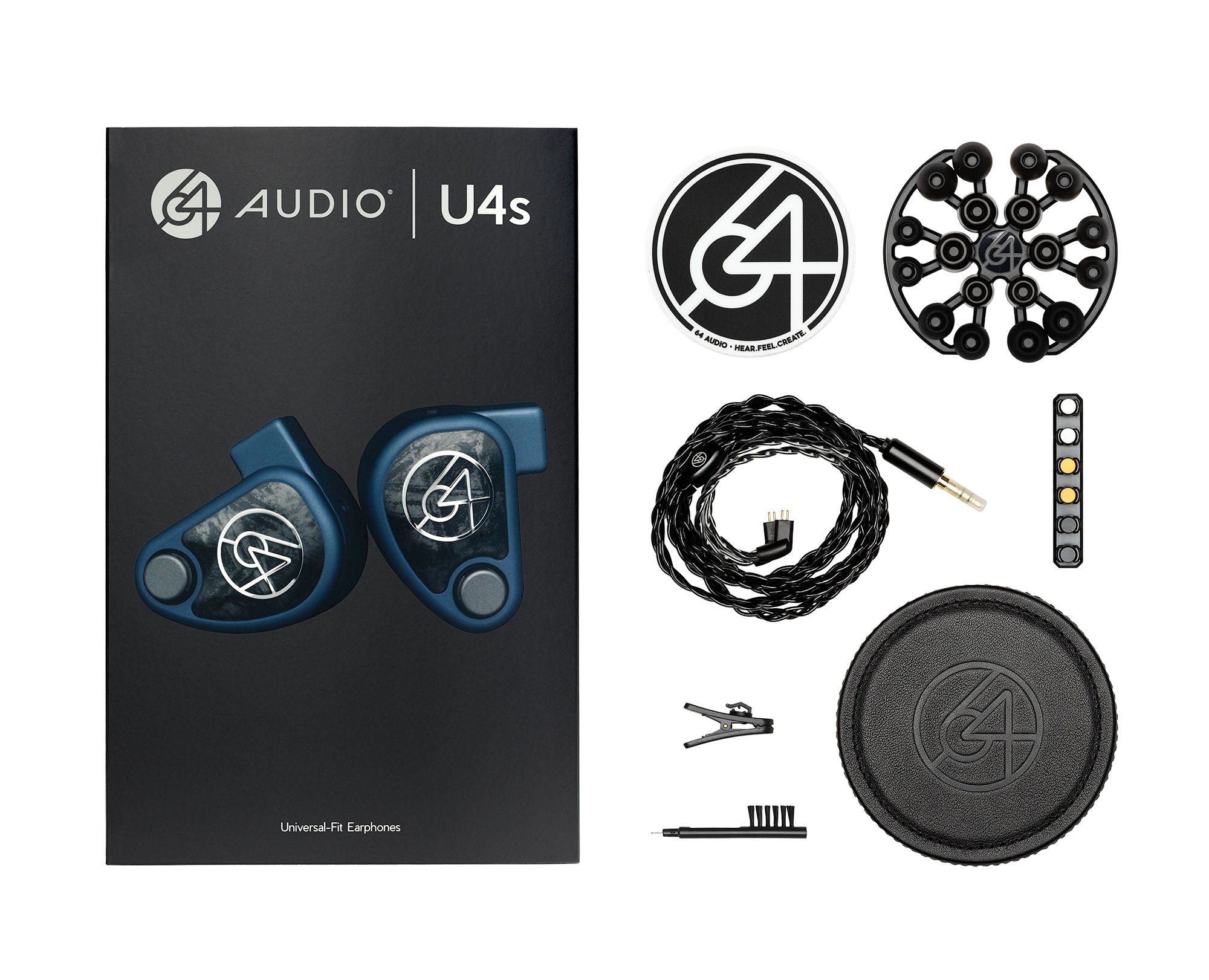 U4s In Ear Monitors | Quad Drive Hybrid UIEM | U4s 64 Audio