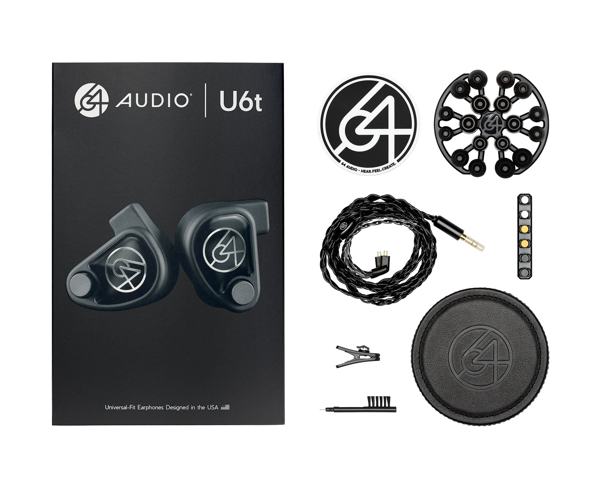 U6t | Six Driver Universal In-Ear Monitor | 64 Audio