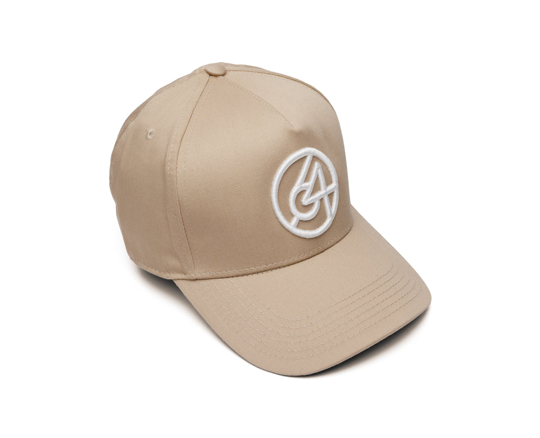 Beige Snapback Hat