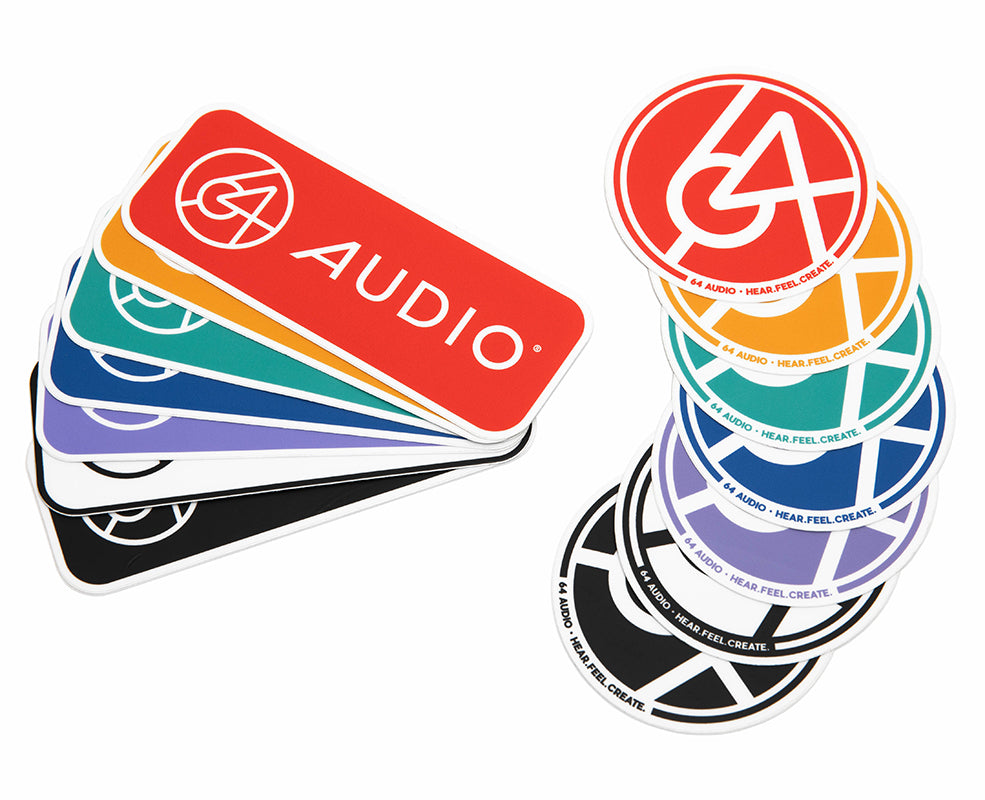 64 Brand Colors Sticker Pack – 64 Audio