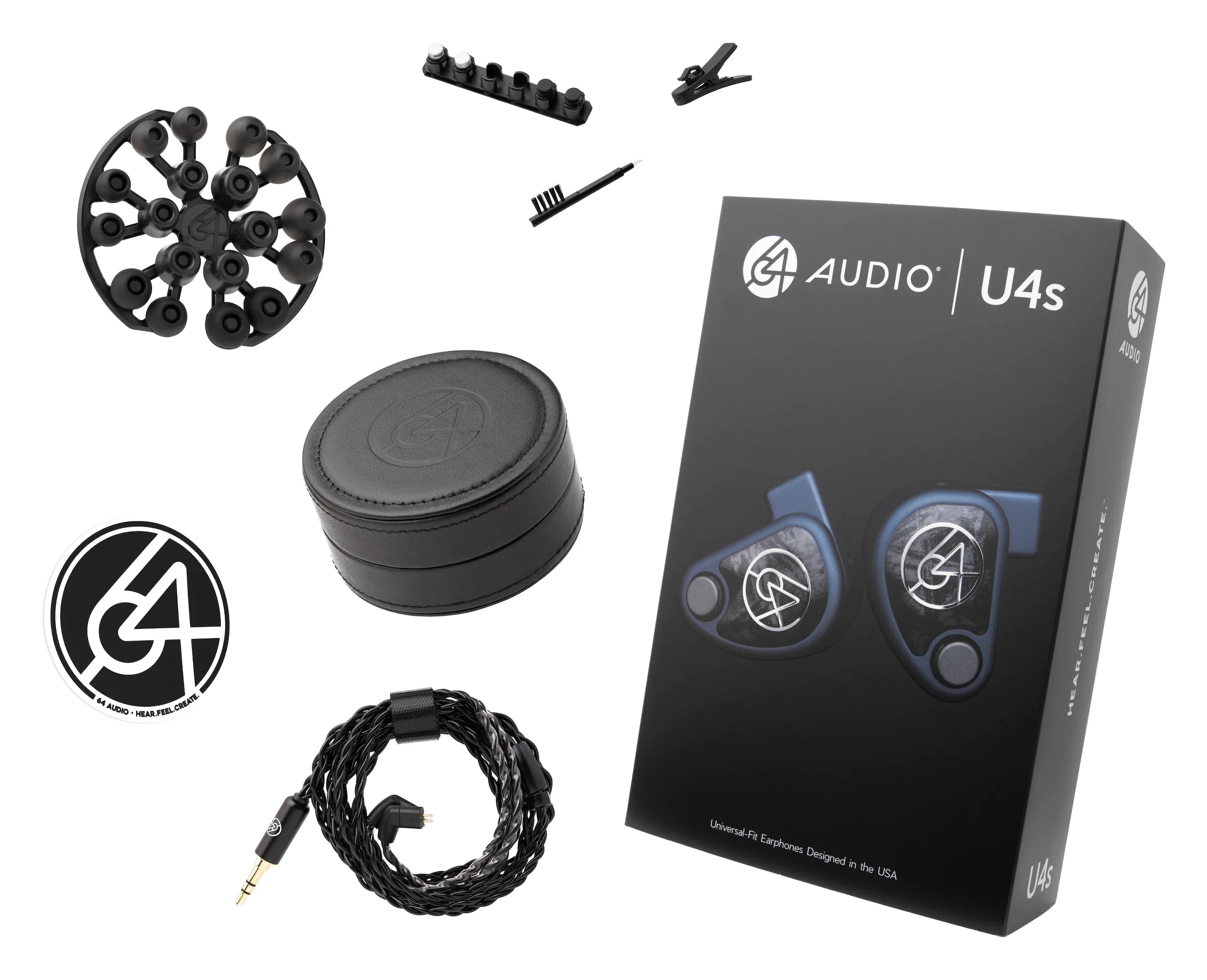 U4s In Ear Monitors | Quad Drive Hybrid UIEM | U4s 64 Audio U4s In Ear Monitors | Quad Drive Hybrid UIEM | U4s 64 Audio